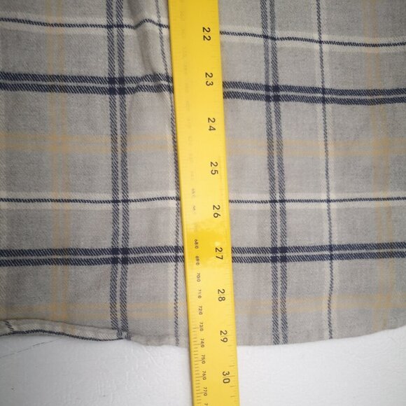 2 / $30.00 - Quicksilver Men's Modern Fit Size Medium Grey/Navy Plaid Shirt - Picture 13 of 13